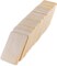 50 Pack Unfinished Natural Wood Rectangle Blank Pieces Wooden Tags (2.08” x 1.37” Rectangle)